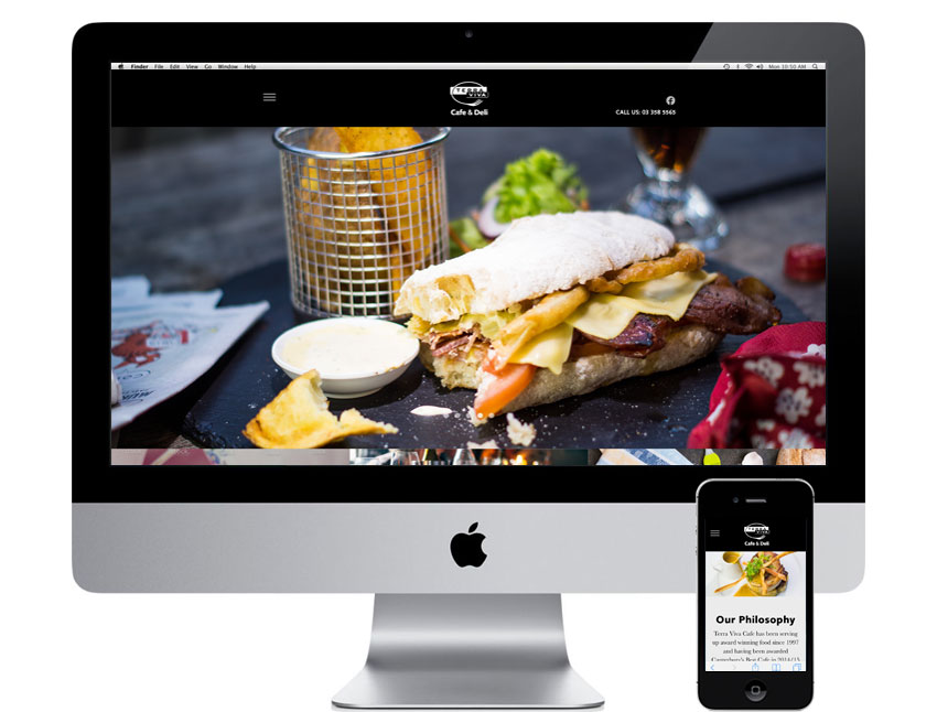 Terra Viva Cafe Website